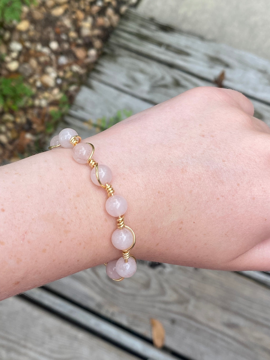 Rose Quartz Bangle