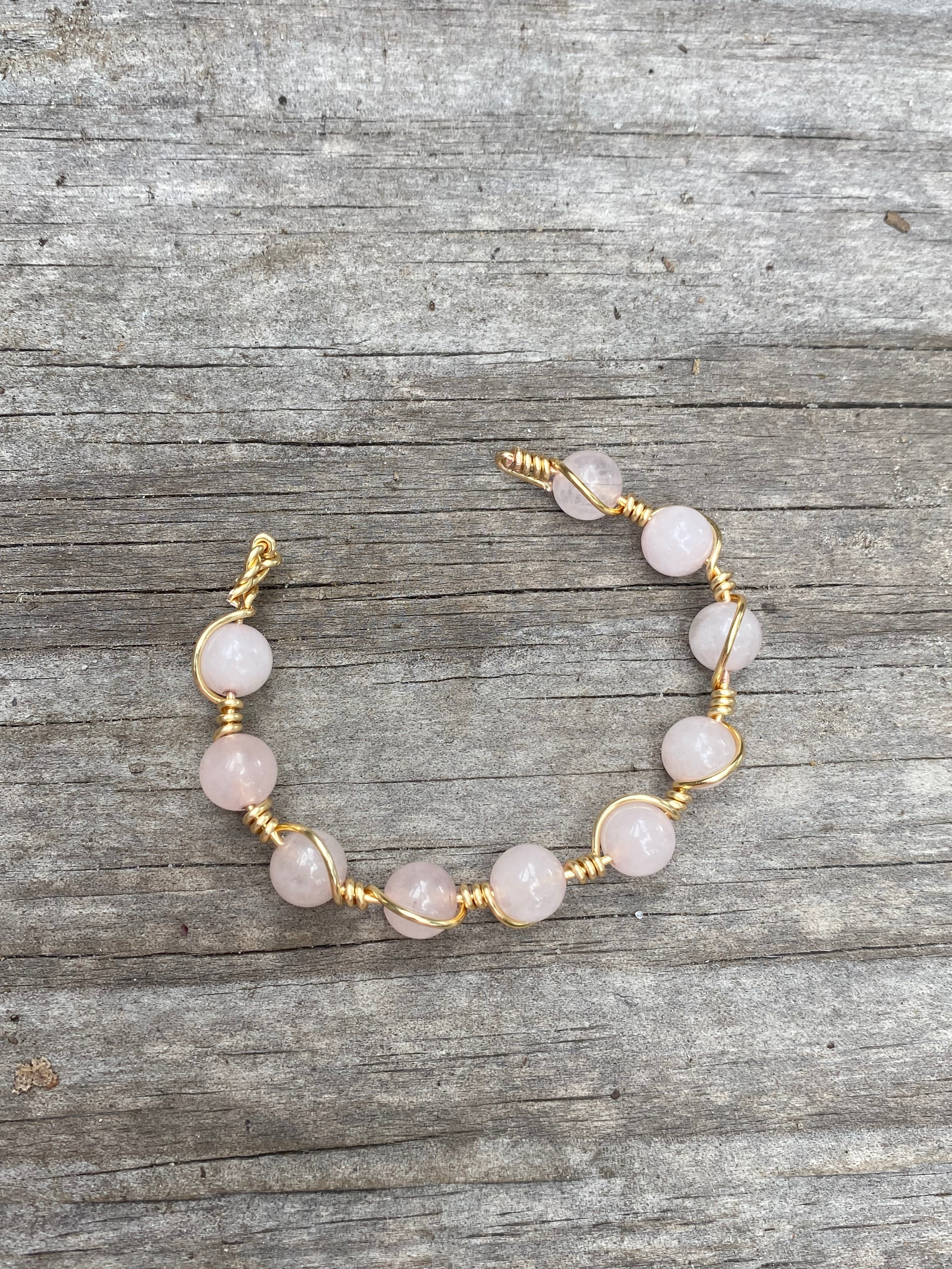 Rose Quartz Bangle